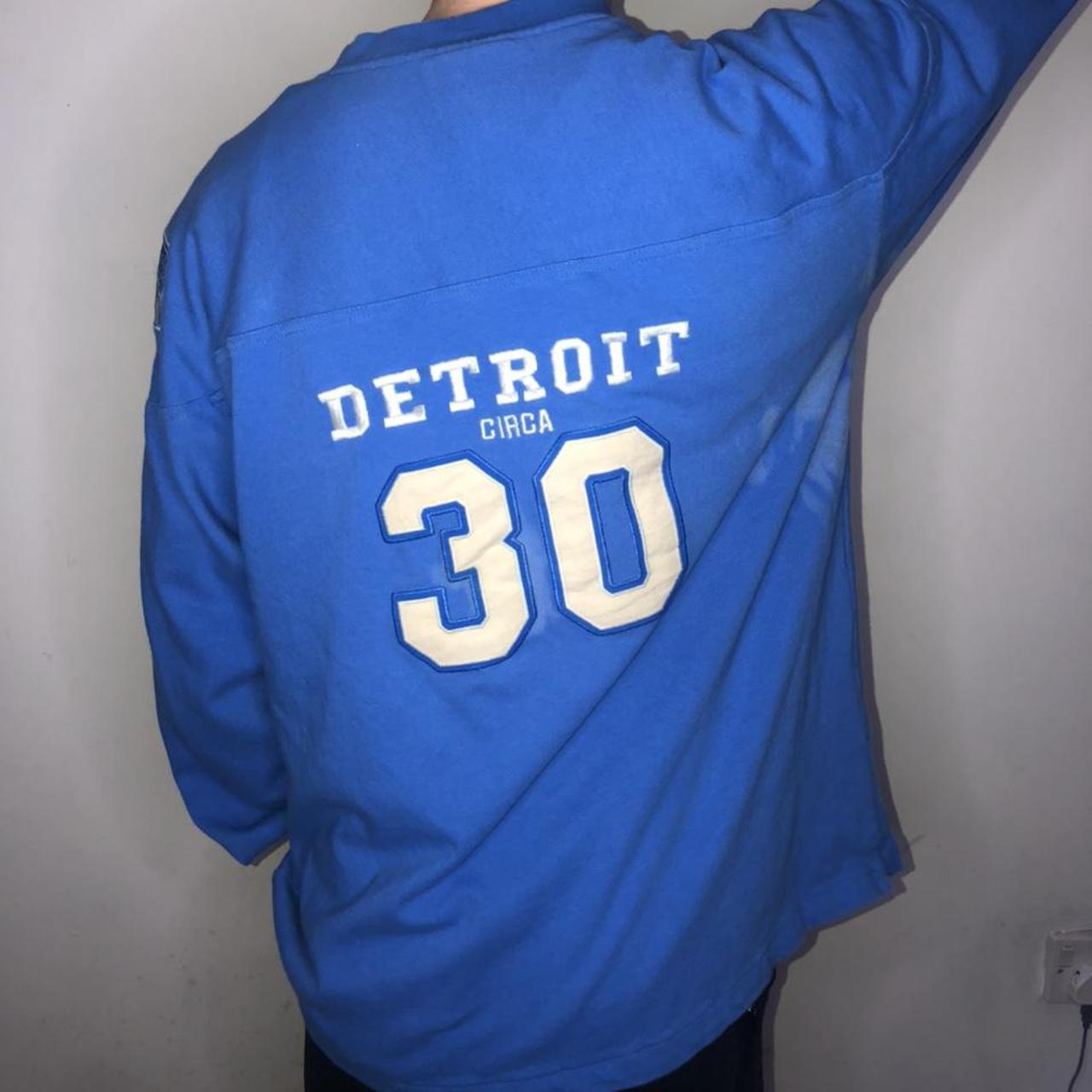 Vintage Paint Marked Detroit Lions Sweatshirt (1991)