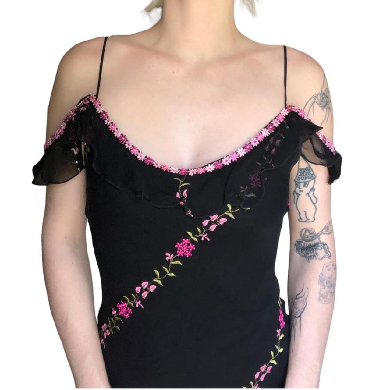 Betsey johnson cheap embroidered dress