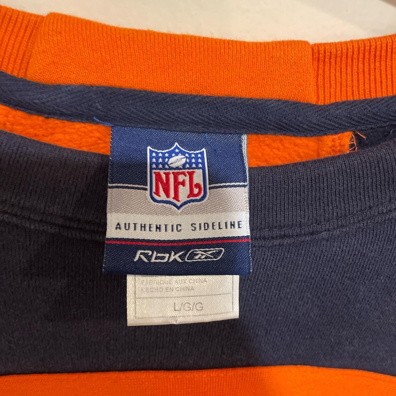 Vintage NFL Chicago Bears navy blue w/ orange detail... - Depop