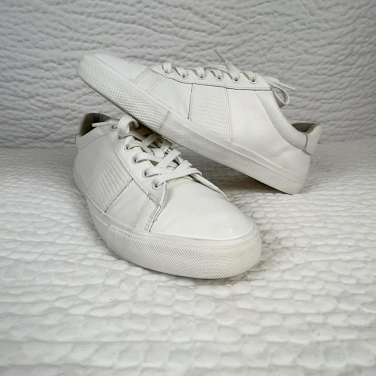 Zara Minimalist Contrast Sneakers. Size 45 = 11/11.5... - Depop