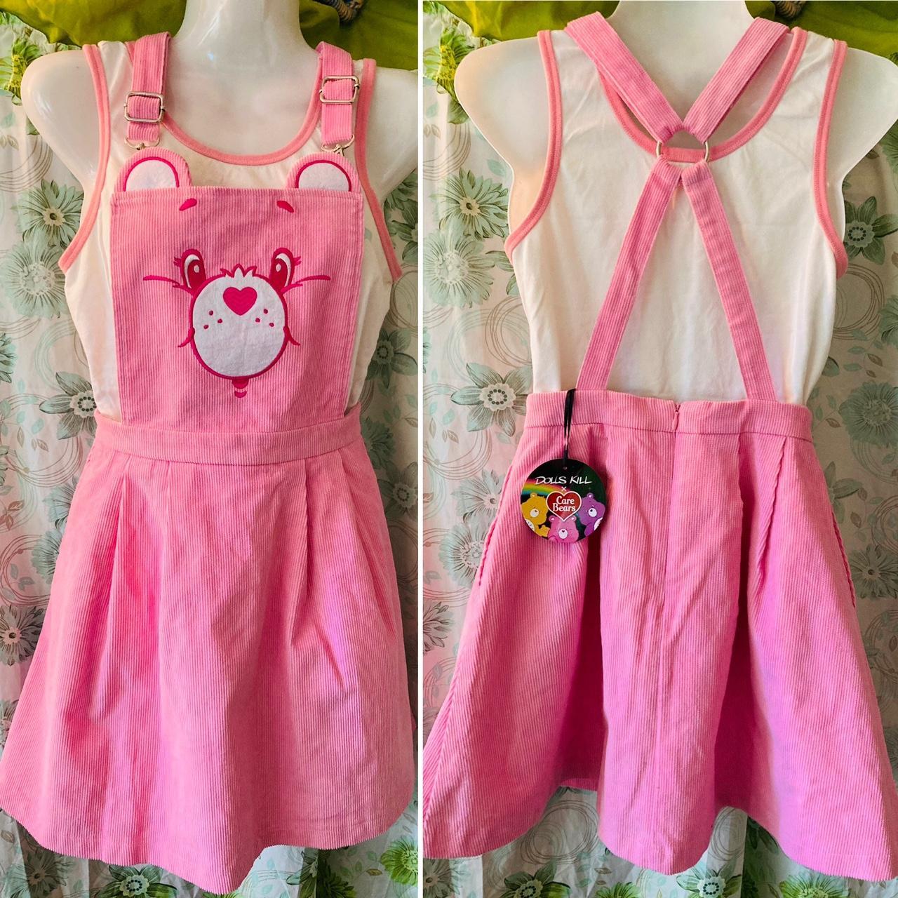 Women’s Care 2024 Bears Pink Pinafore Dress