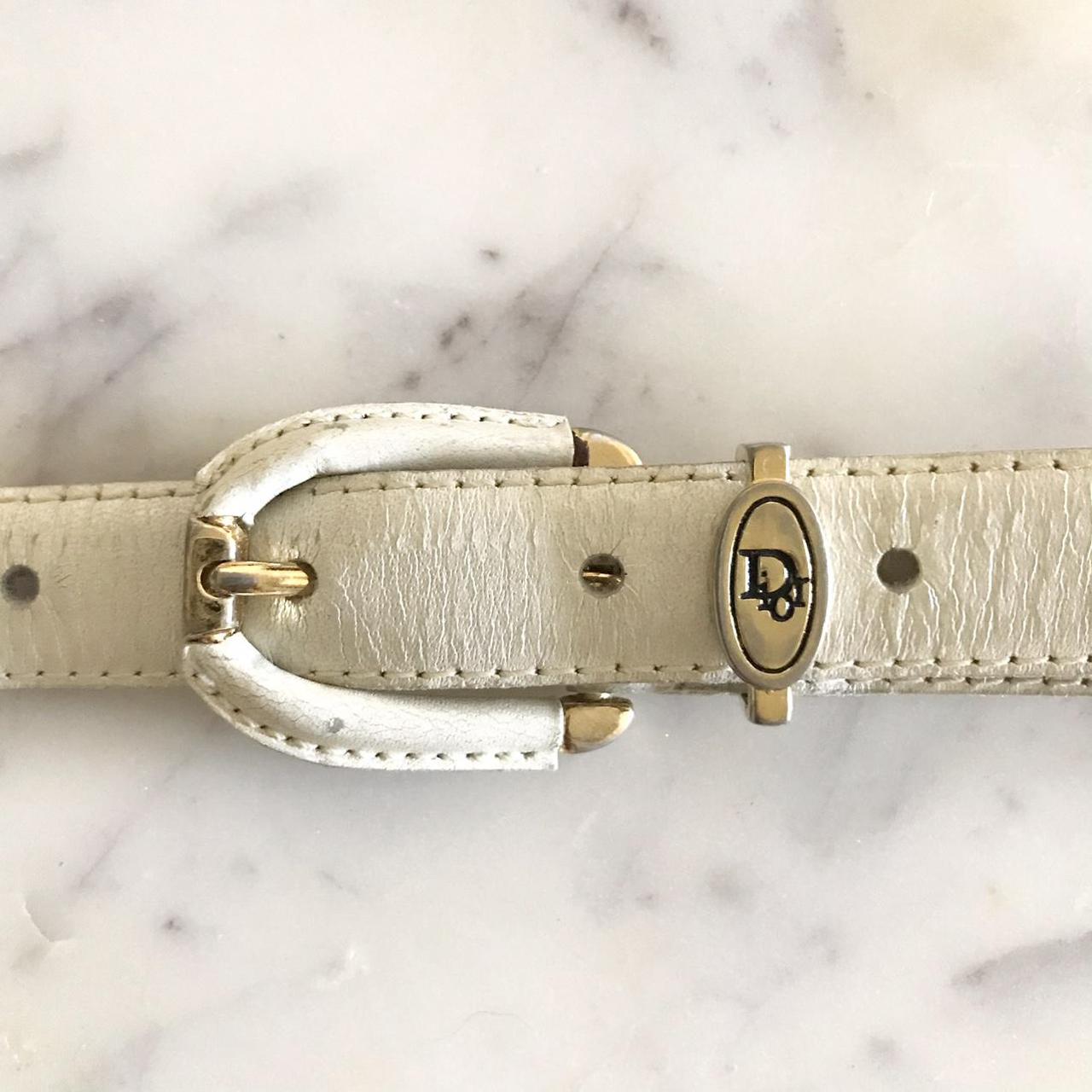 Vintage Christian Dior belt ~ medium ~ flaws... - Depop