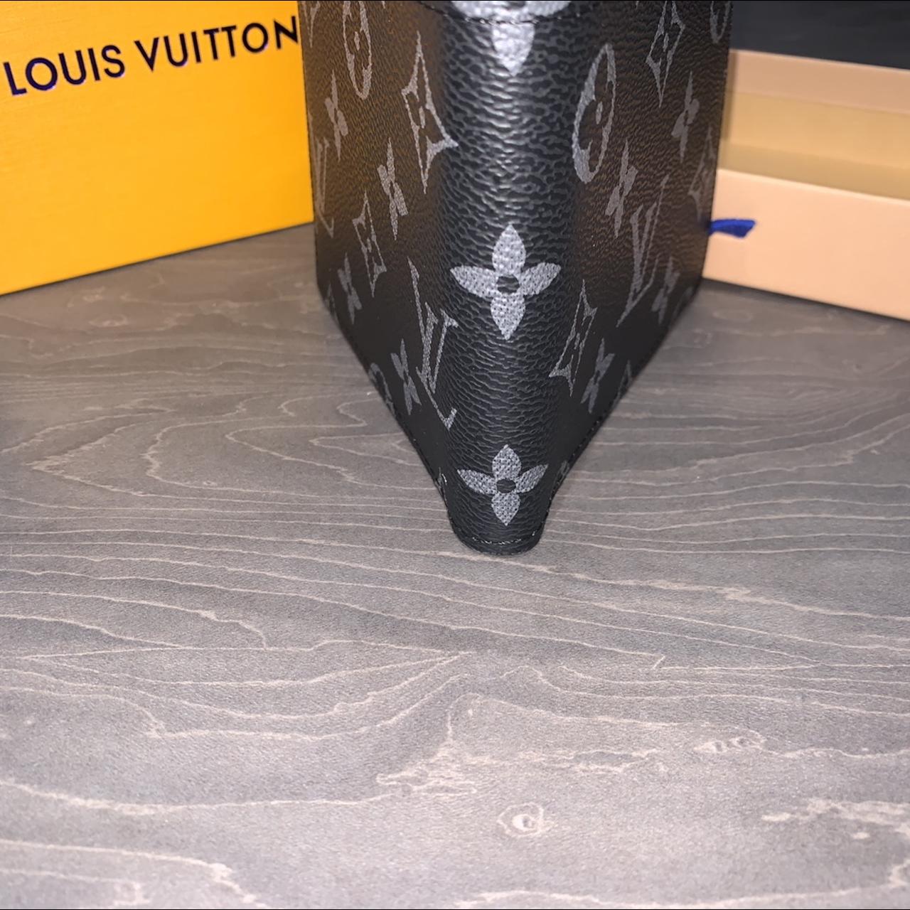 LV WALLET GREY BLACK