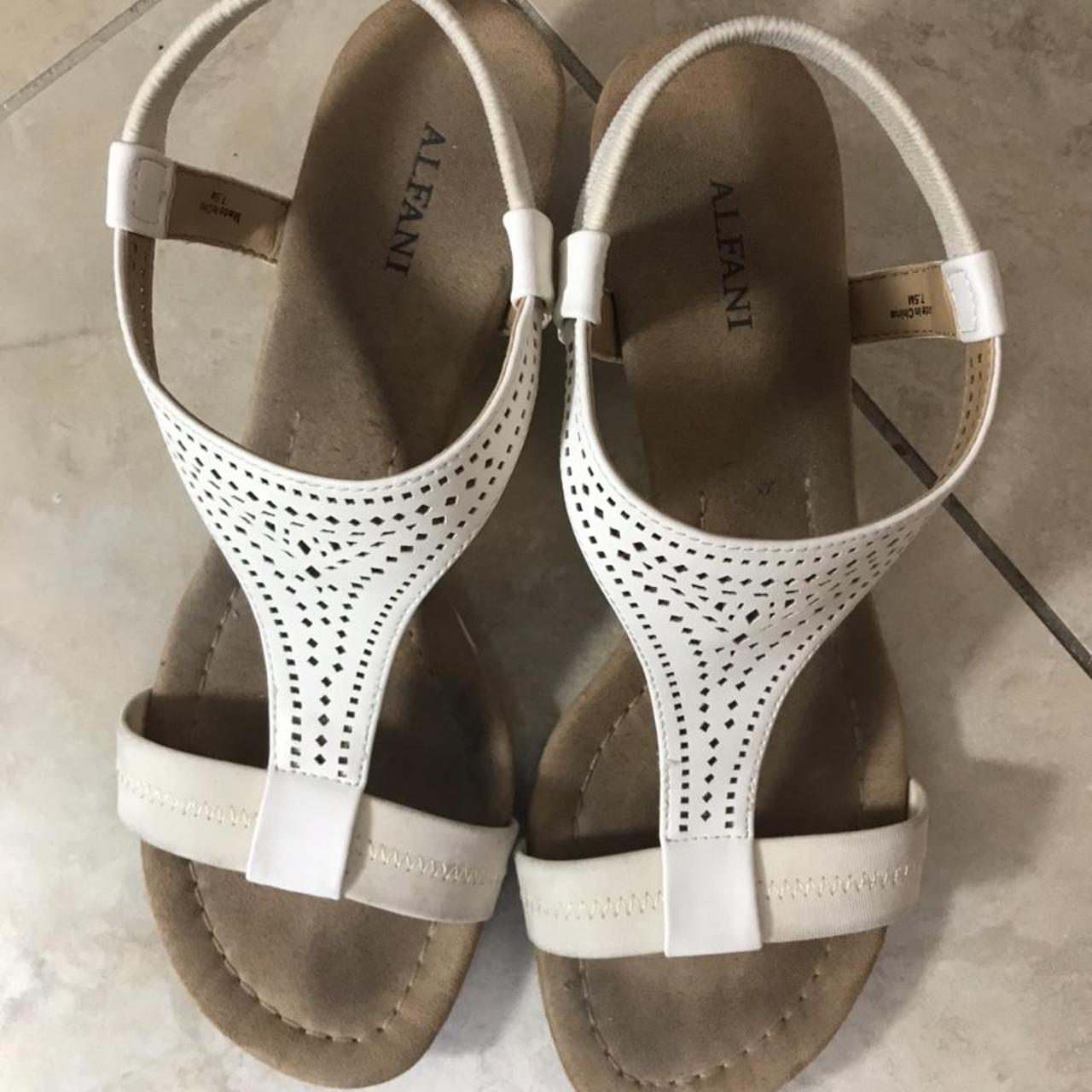 alfani step n flex black heels