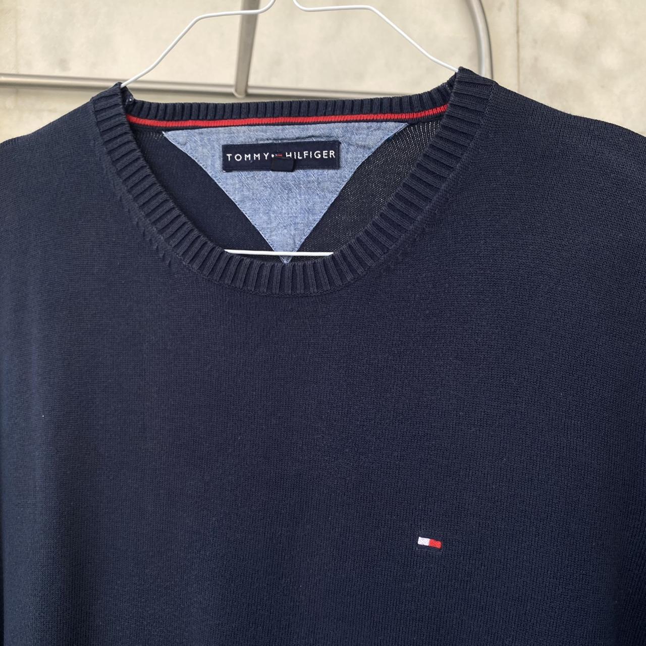 Tommy Hilfiger Men's Navy Jumper | Depop