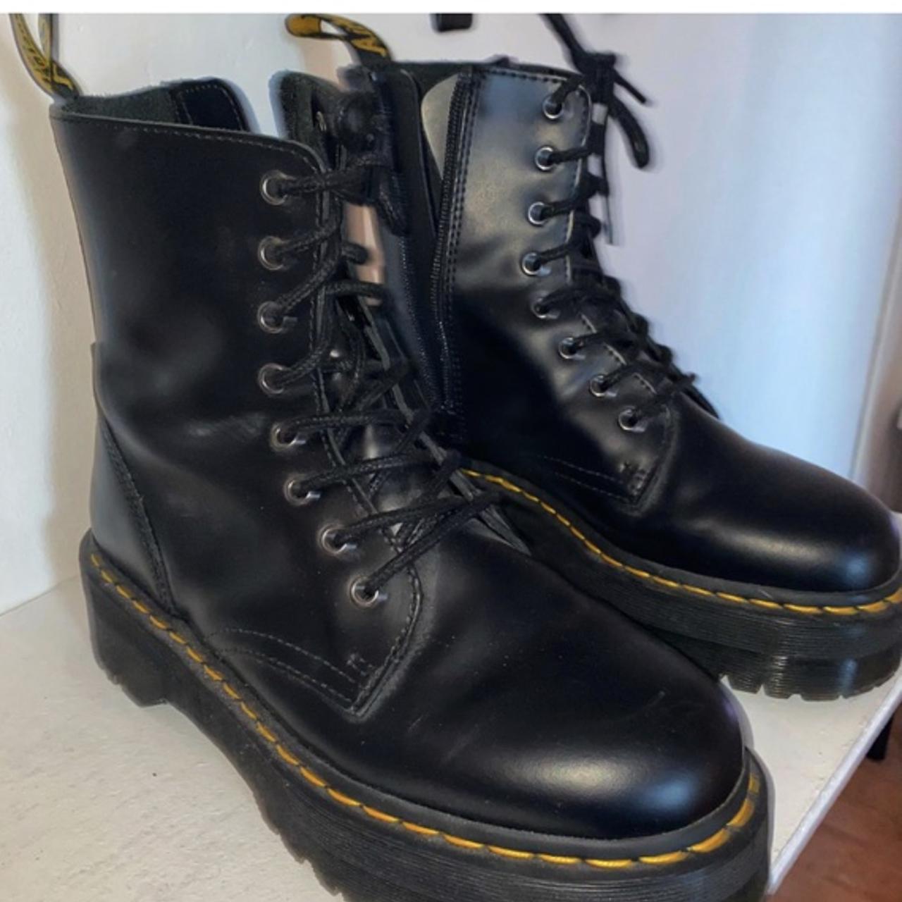 ON HOLD Size 7 Jadon Doc Martens Only worn a... - Depop