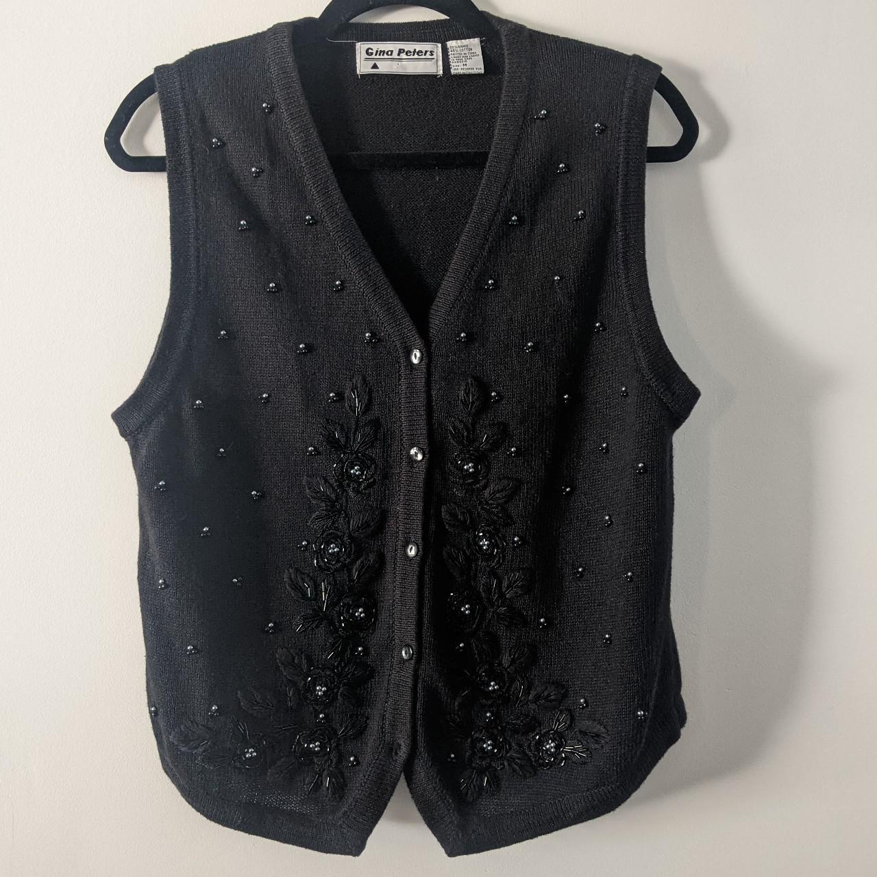 Vintage Gina Peters sweater vest / ғʀᴇᴇ sʜɪᴘᴘɪɴɢ 💌 ... - Depop