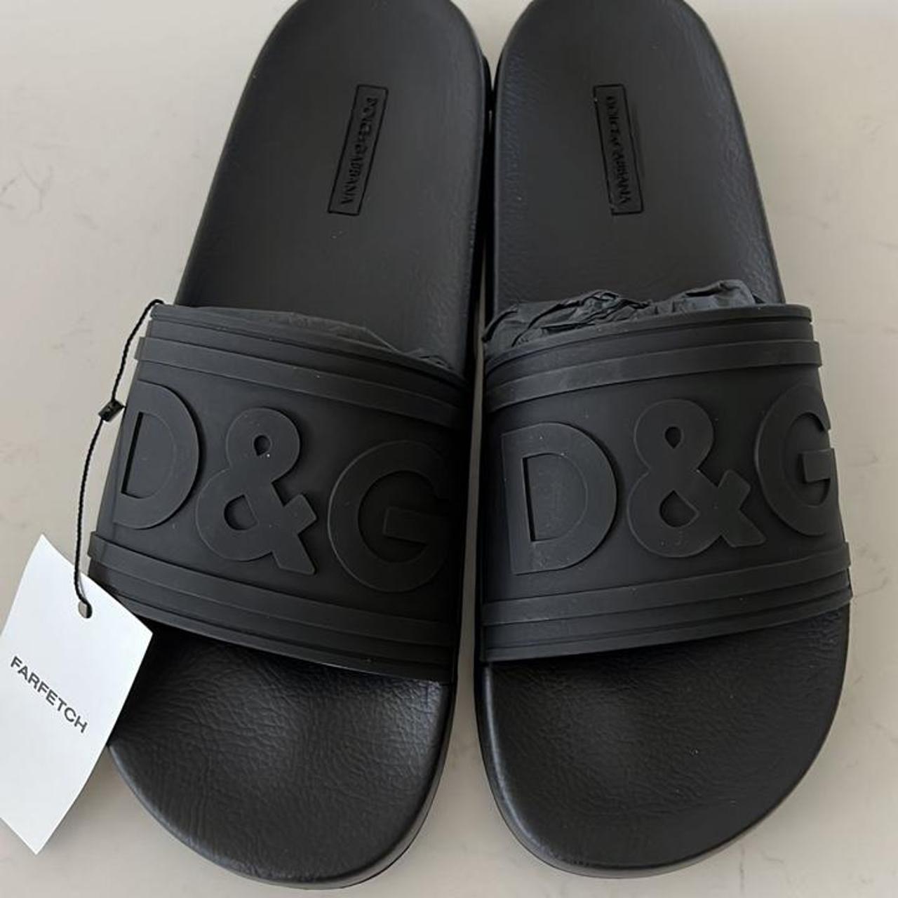 mens black sliders size 11