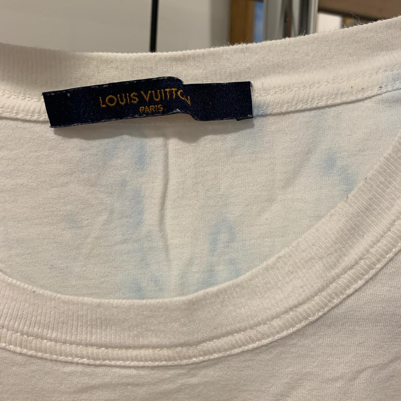 Louis Vuitton Half and Half Galaxy T-Shirt available - Depop