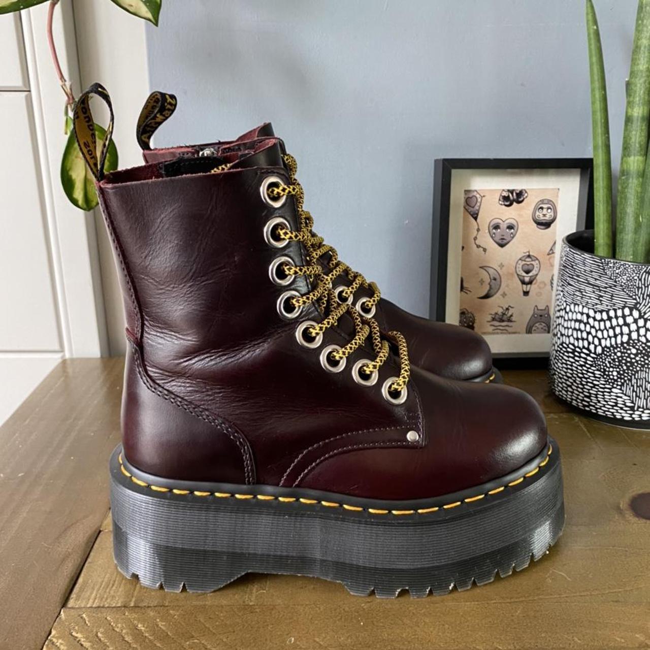 Jadon Max Platform Boots Oxblood Jadon Max Oxblood Atlas