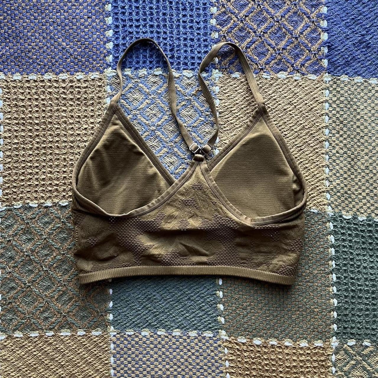 brown aerie bralette 🤎 size: medium, true to size!... - Depop