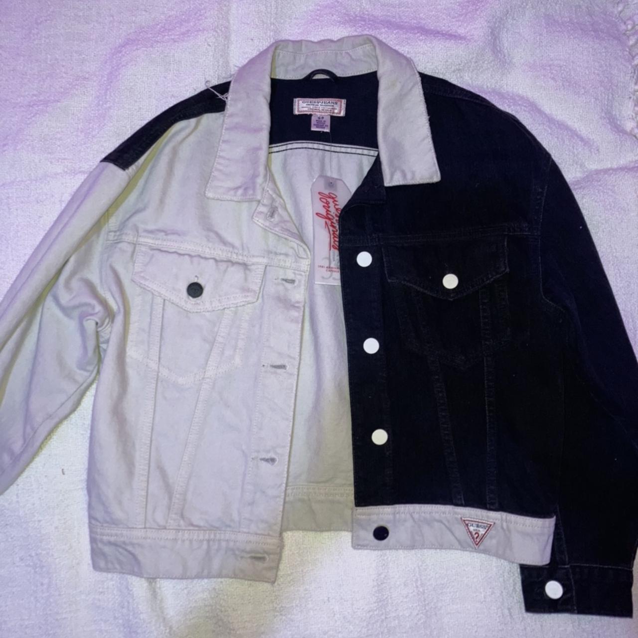 Guess color block sale denim jacket