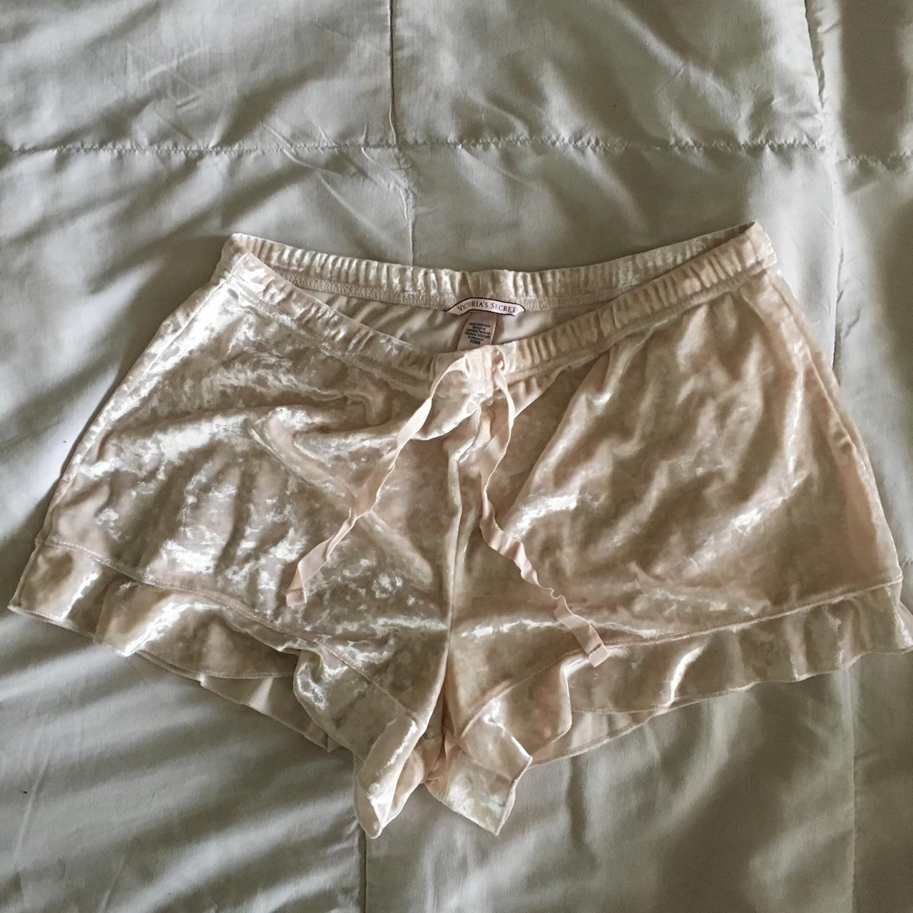 victoria secret crushed velvet shorts