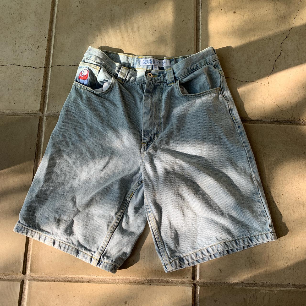 polar-big-boy-jorts-light-blue-with-yellow-depop