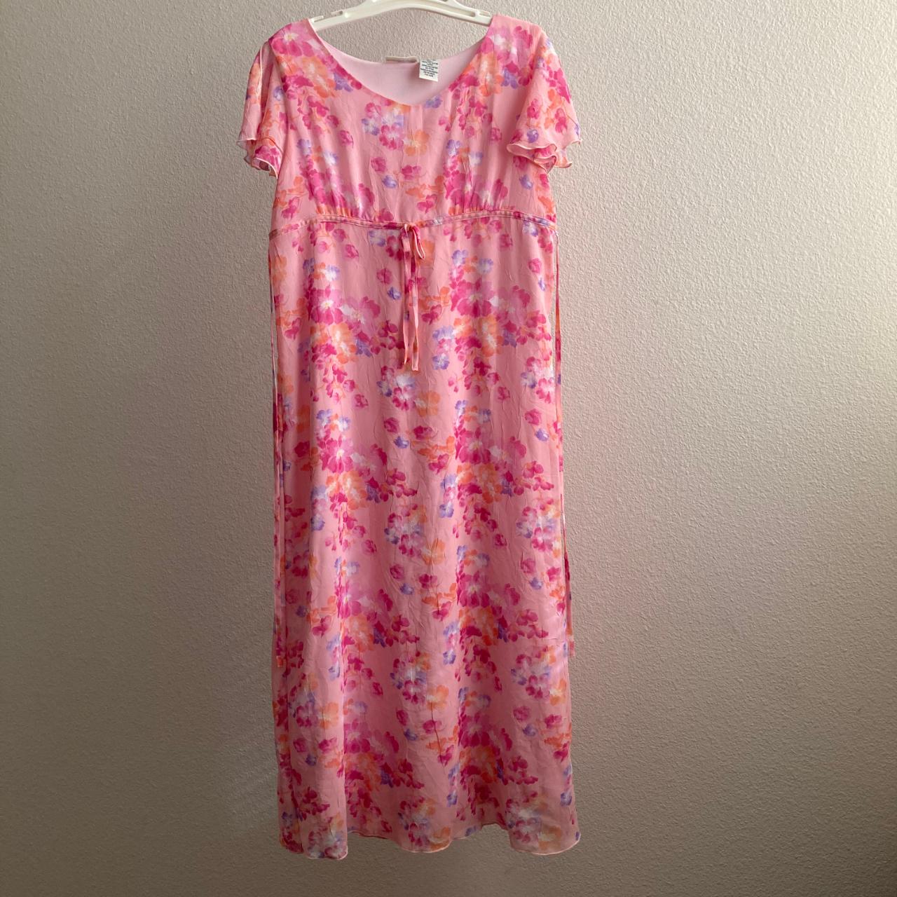 NWOT Cherokee Girls Floral Chiffon Dress. Beautiful... - Depop