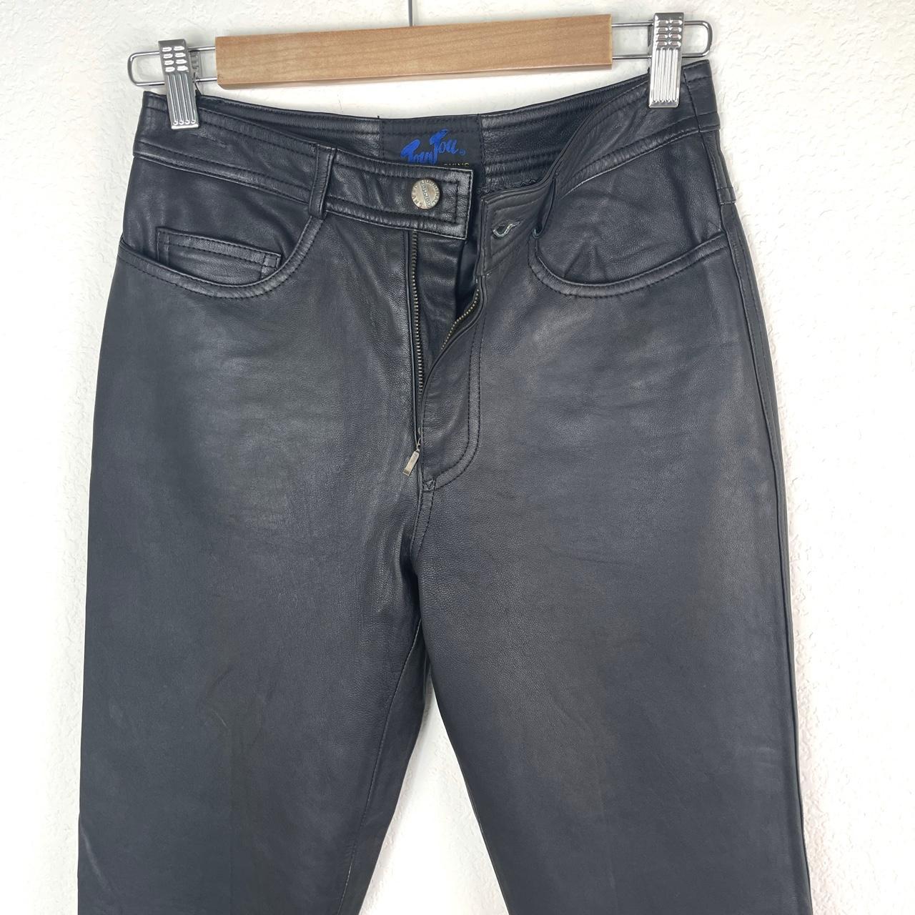 Product Image 1 - Vintage Black Leather Pants 

Amazing
