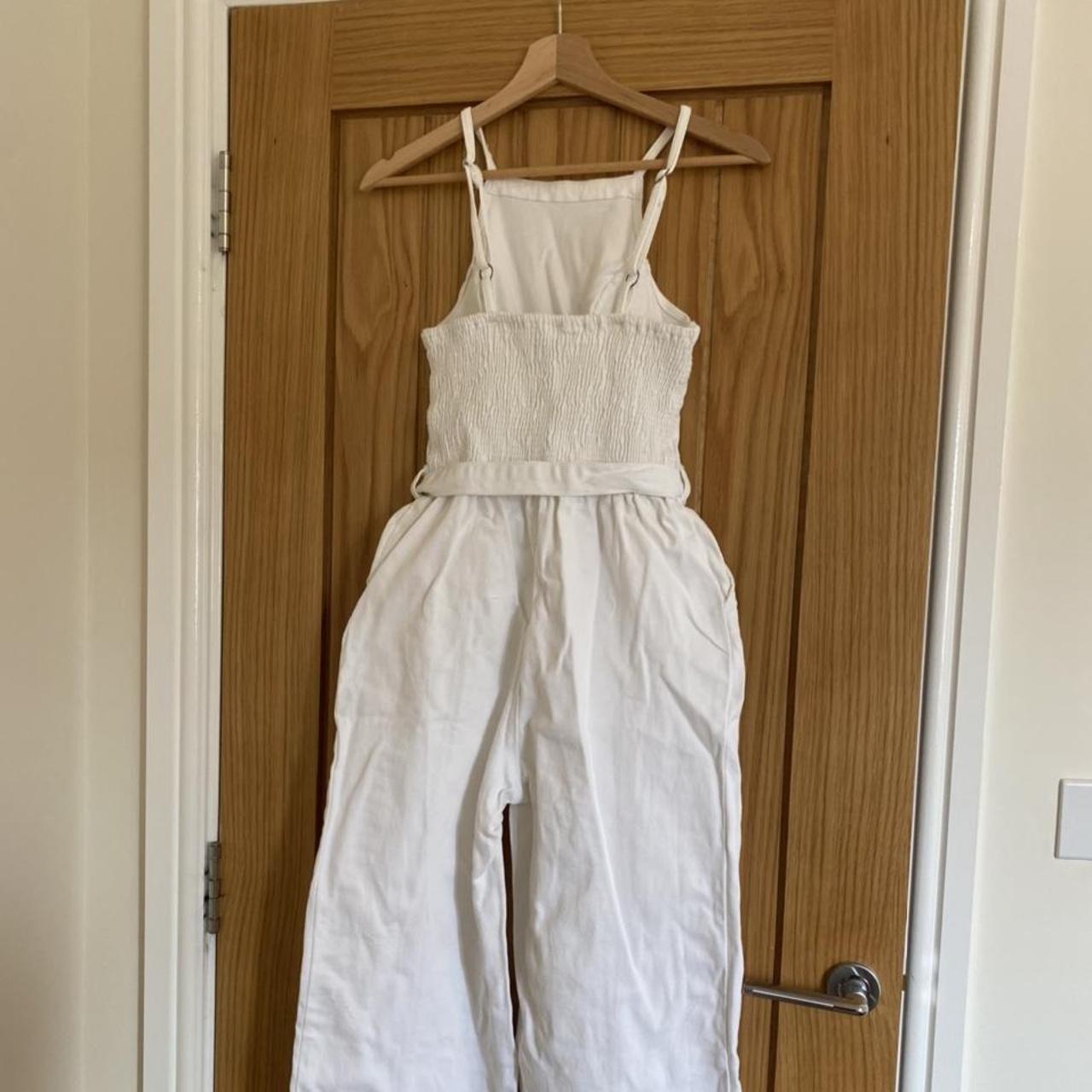 Hollister Co. Women's White Jumpsuit Depop