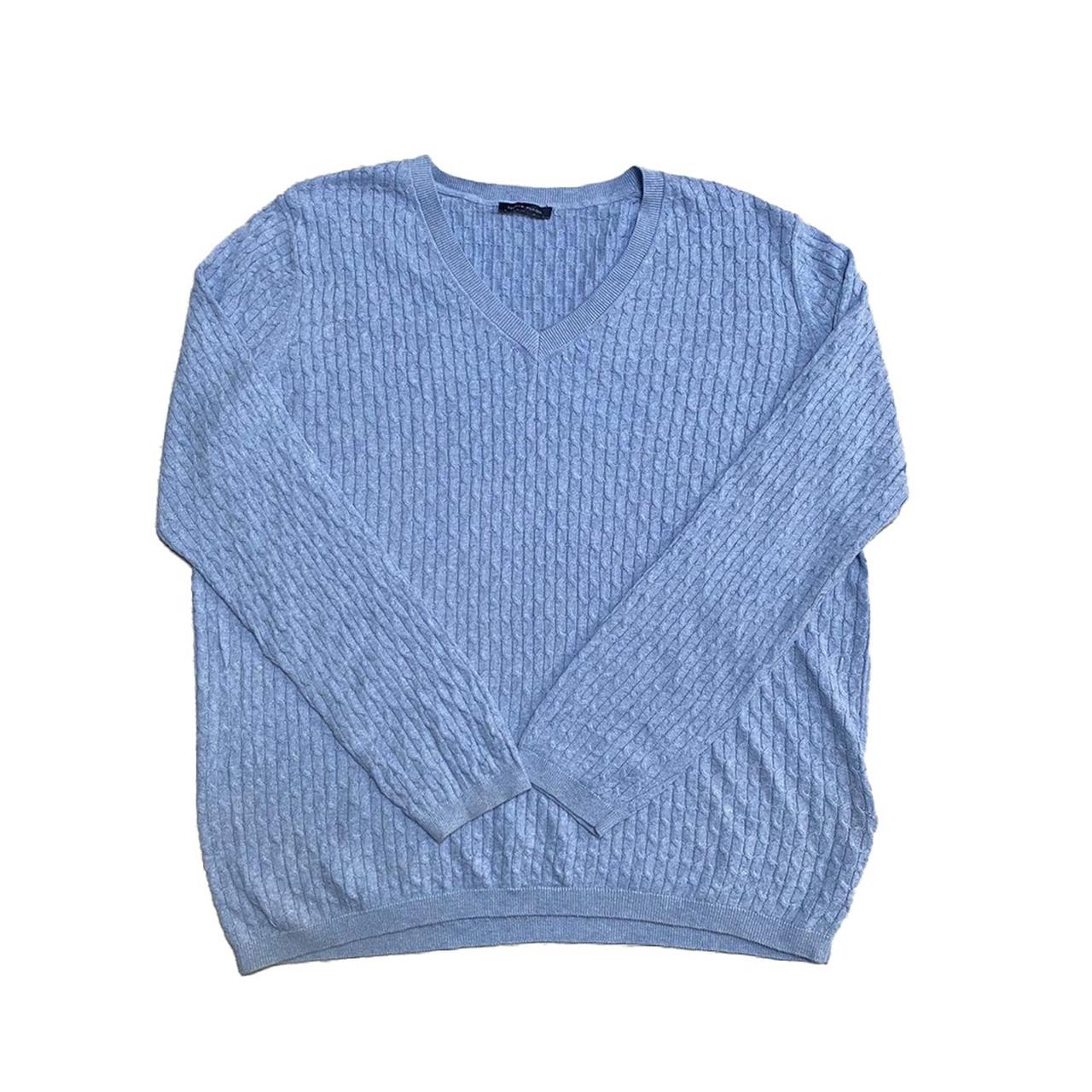 Tommy Hilfiger Men's Blue Jumper | Depop