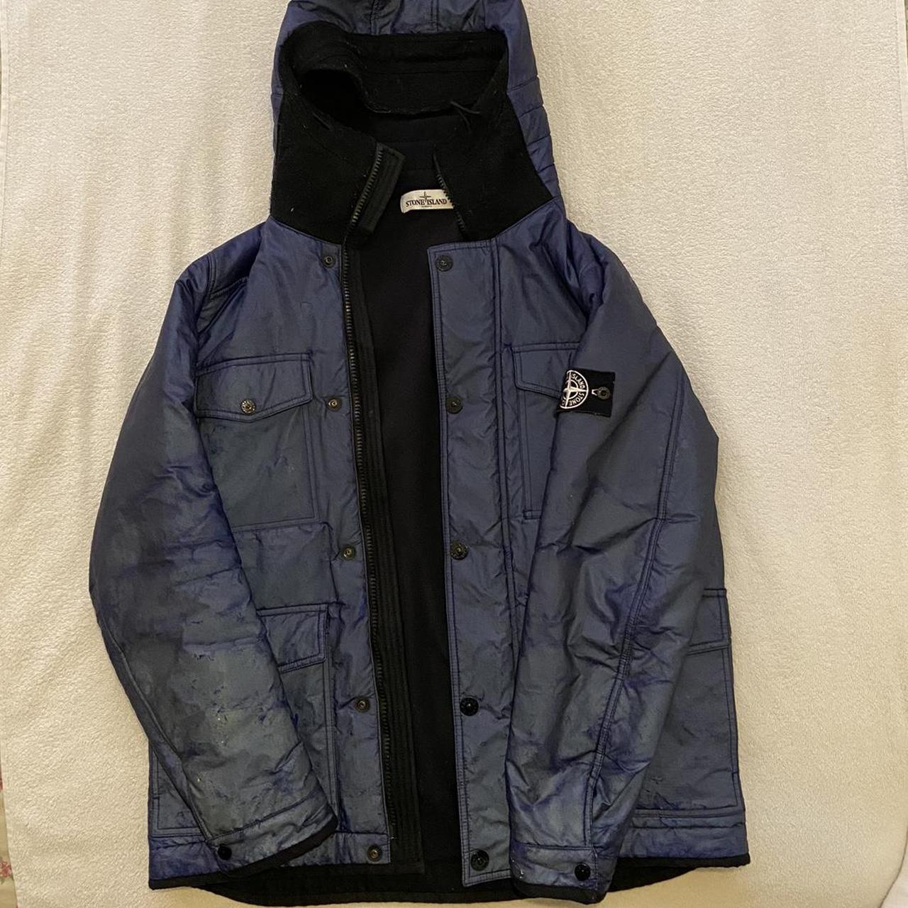 Stone Island reflex mat reflective jacket/coat A/W... - Depop