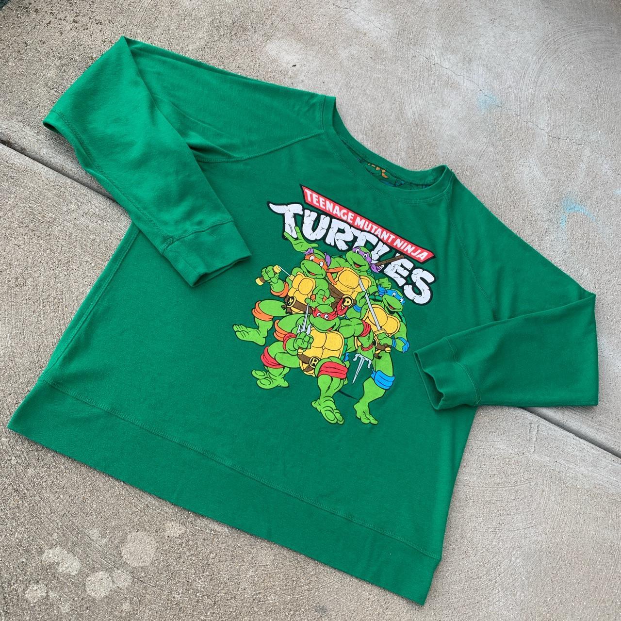 Teenage Mutant Ninja Turtles Shirt Men Large Green - Depop