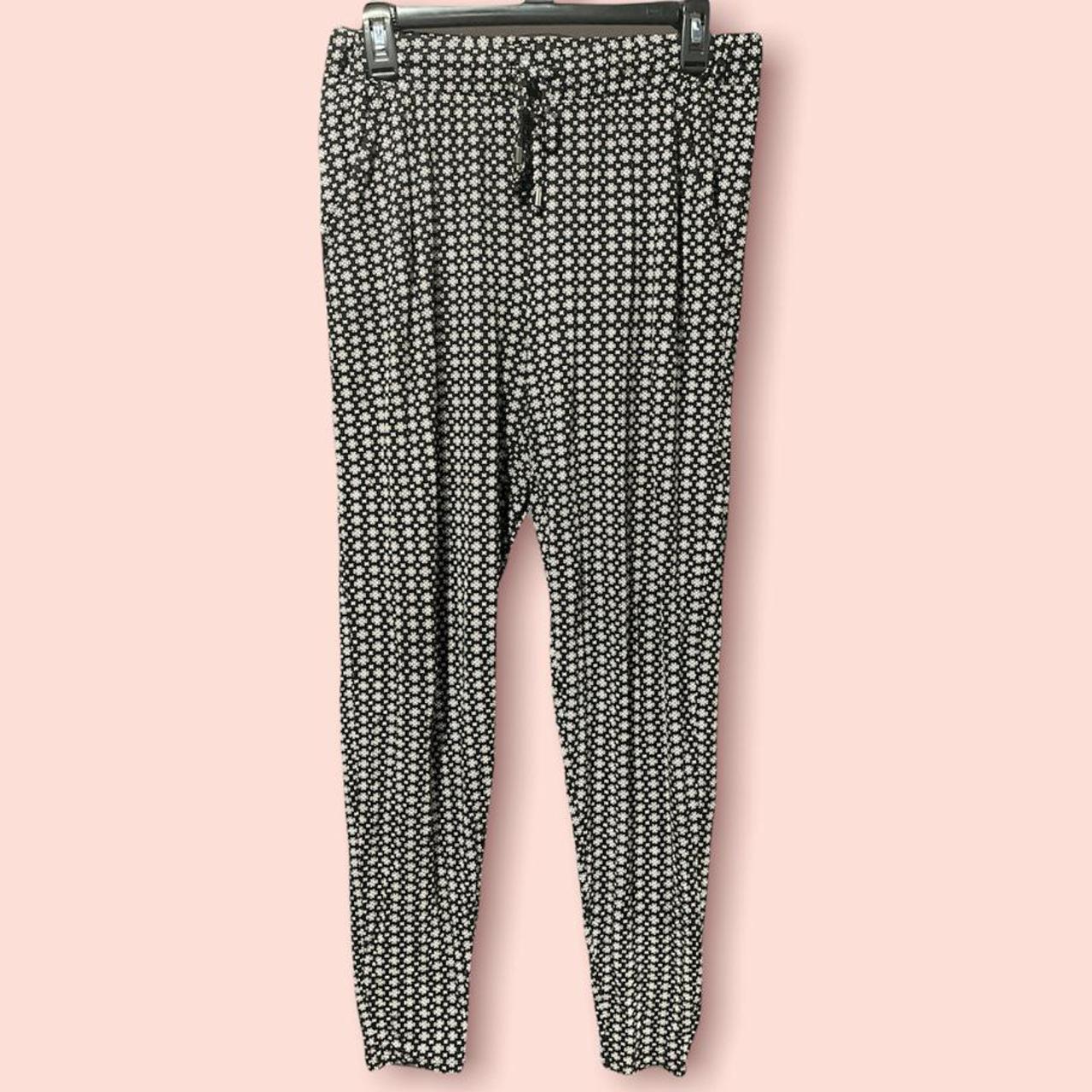 Next Women's Black and White Trousers