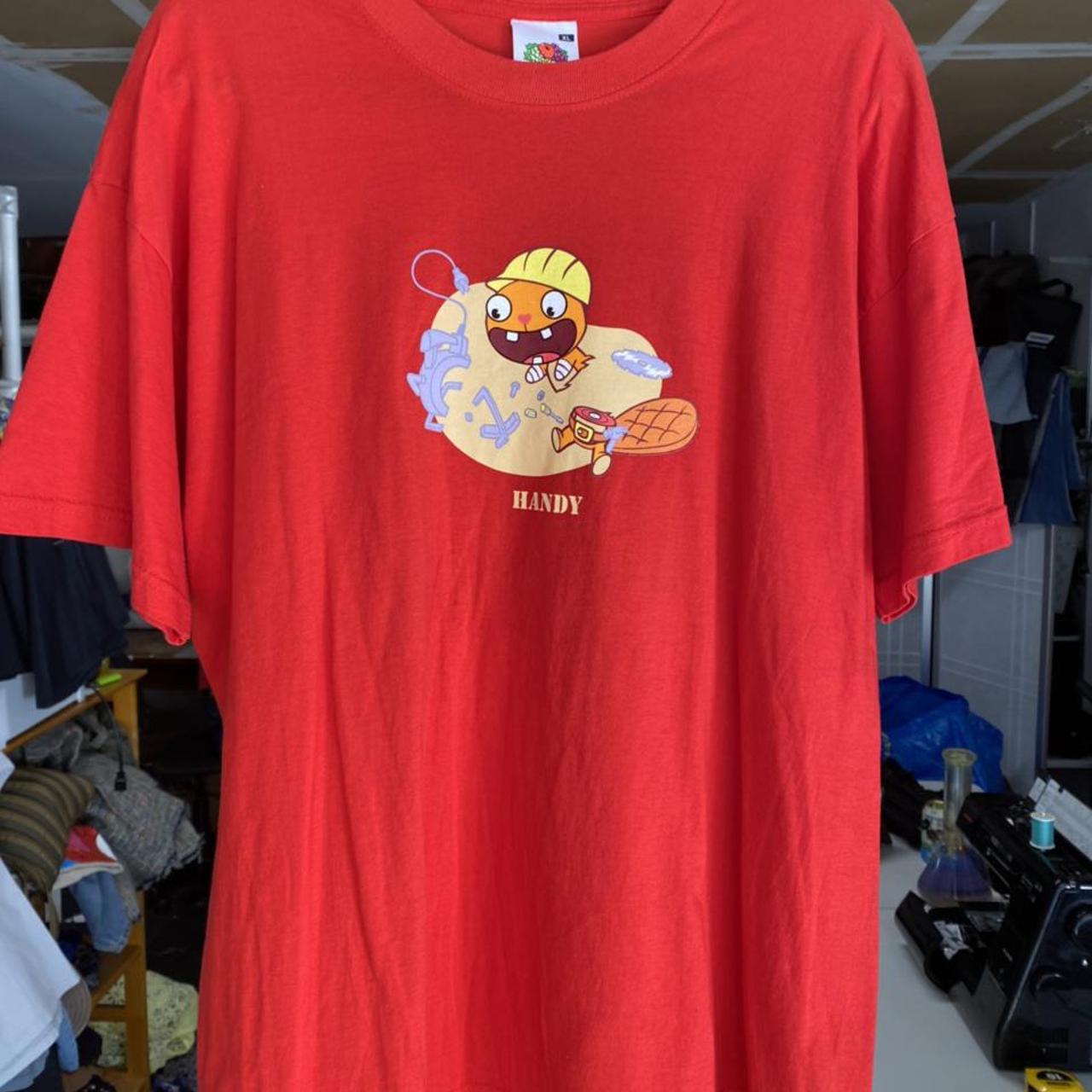 Vintage happy tree friends Tee shirt XL ANIME... - Depop