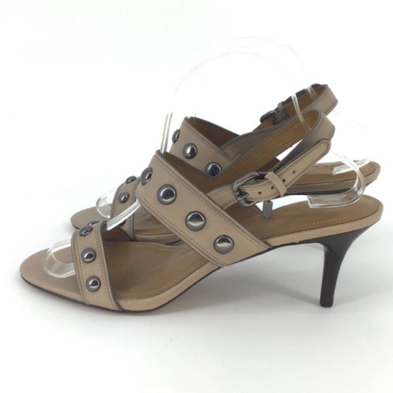 Coach women's mandy online leather sandals