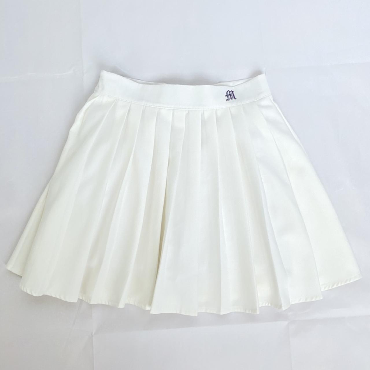 Women's White and Black Skirt