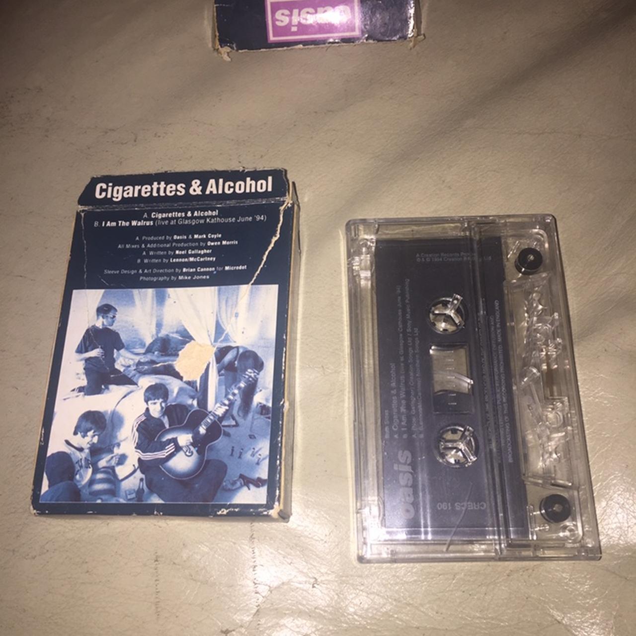 Oasis - Cigarettes & Alcohol Cassette Single in