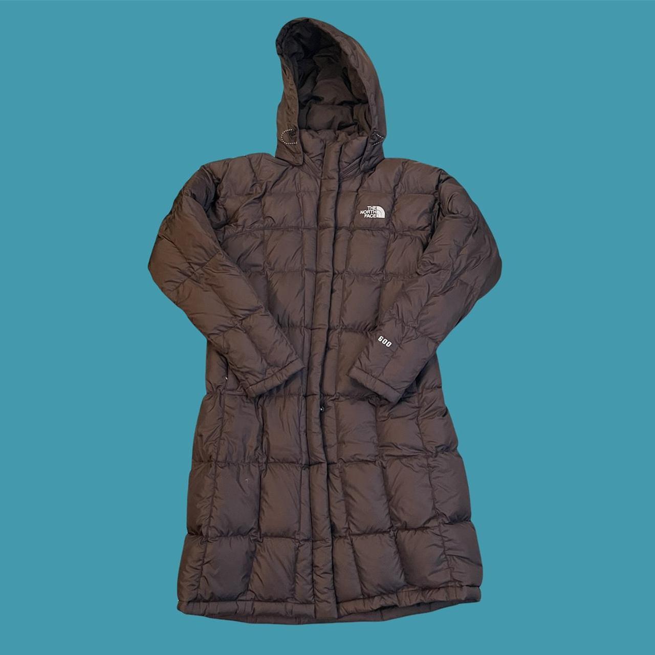 the north face down jacket 600 puffer coat brown