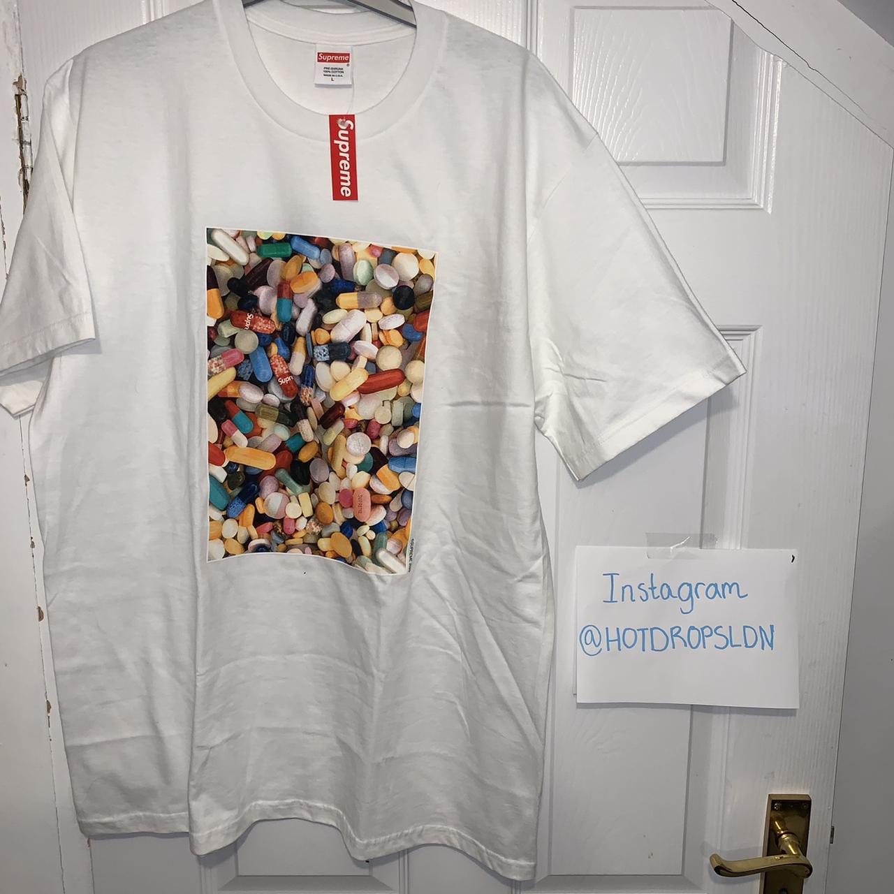 Supreme sales pills shirt