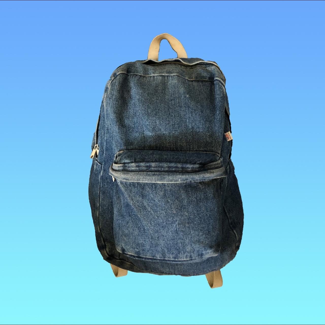 Denim American Apparel Backpack Perfect uni or Depop