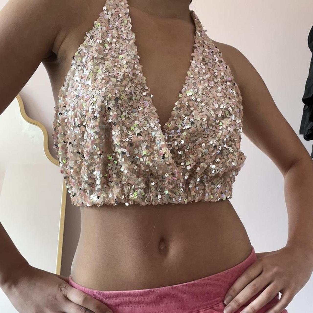 Free People Sequin Top Brand New With Tags Size XS Depop Free People Sequin Top Brand New With Tags Size XS Depop