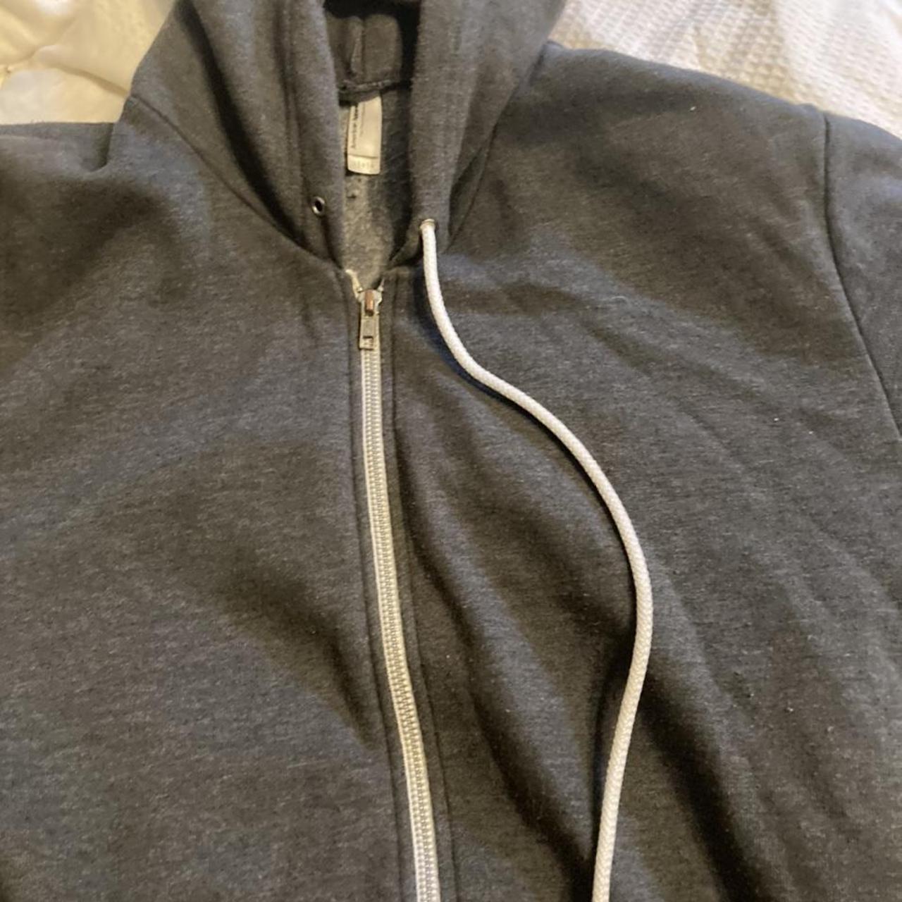 American Apparel Hoody Large grey #americanapparel... - Depop