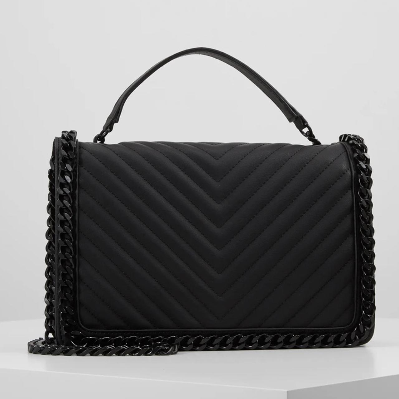 Black Aldo cross body chain bag, fastening,... Depop