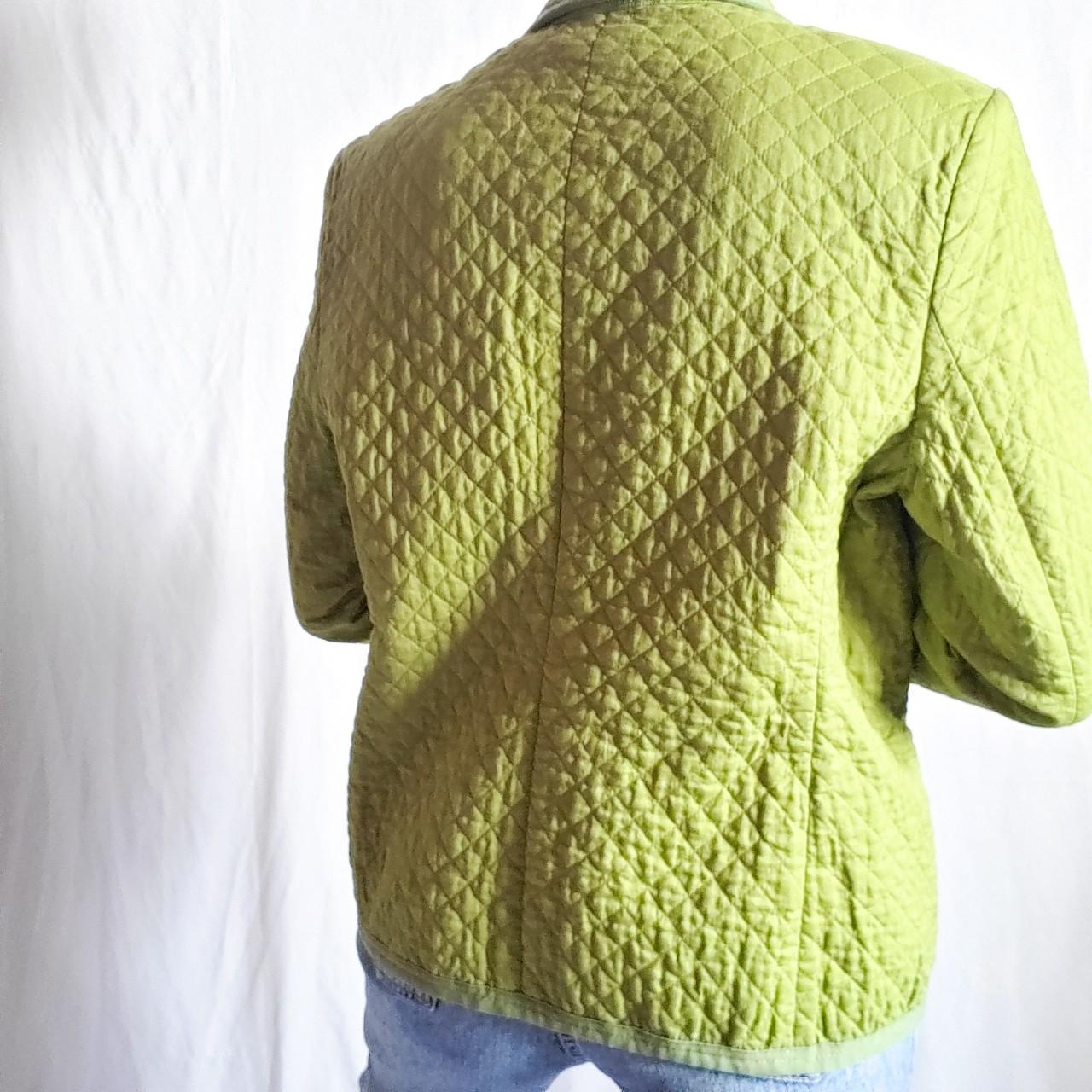 Product Image 3 - Pea Green Quilted Open Front