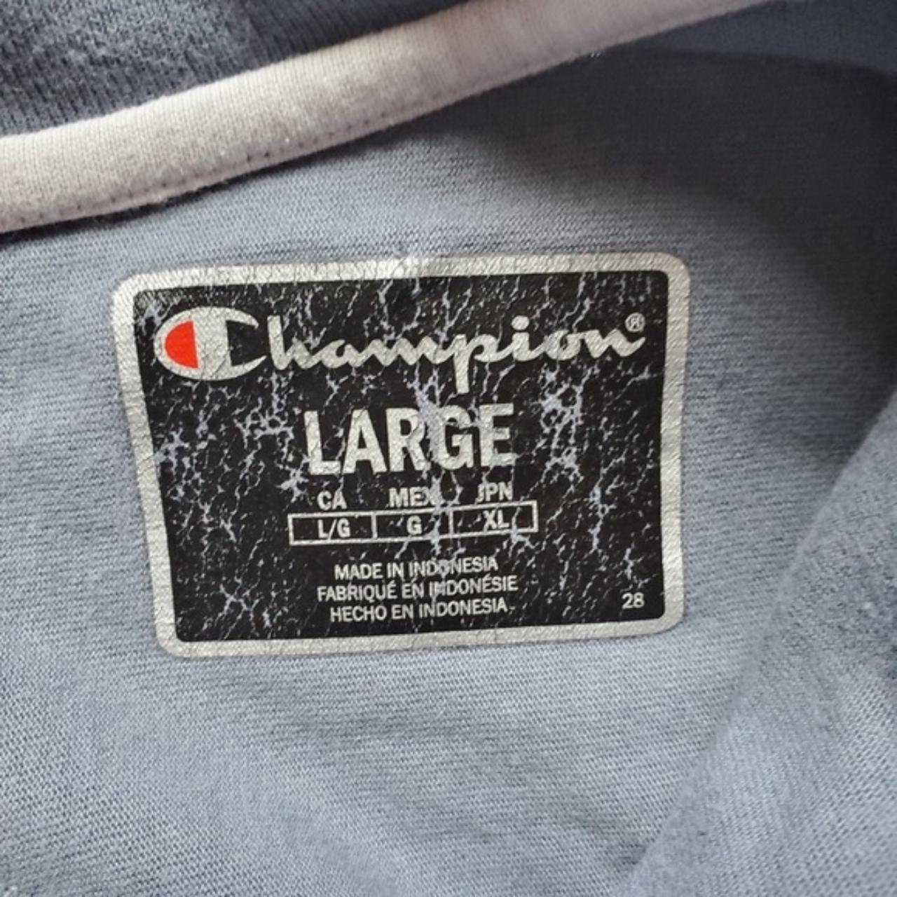 Vintage Inspired Champion Embroidered Logo Long... - Depop