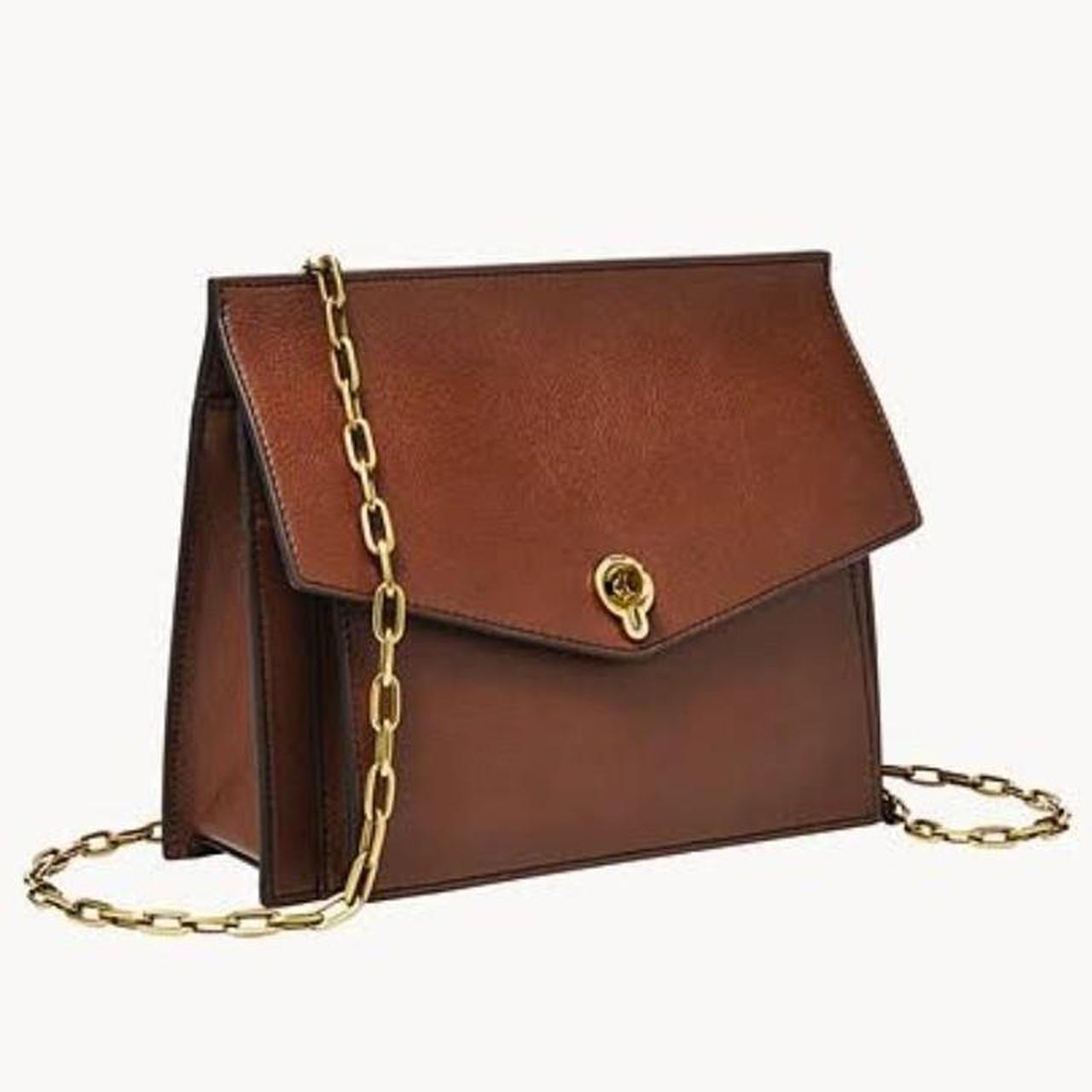 Fossil Stevie Small leather Crossbody bag basically... Depop