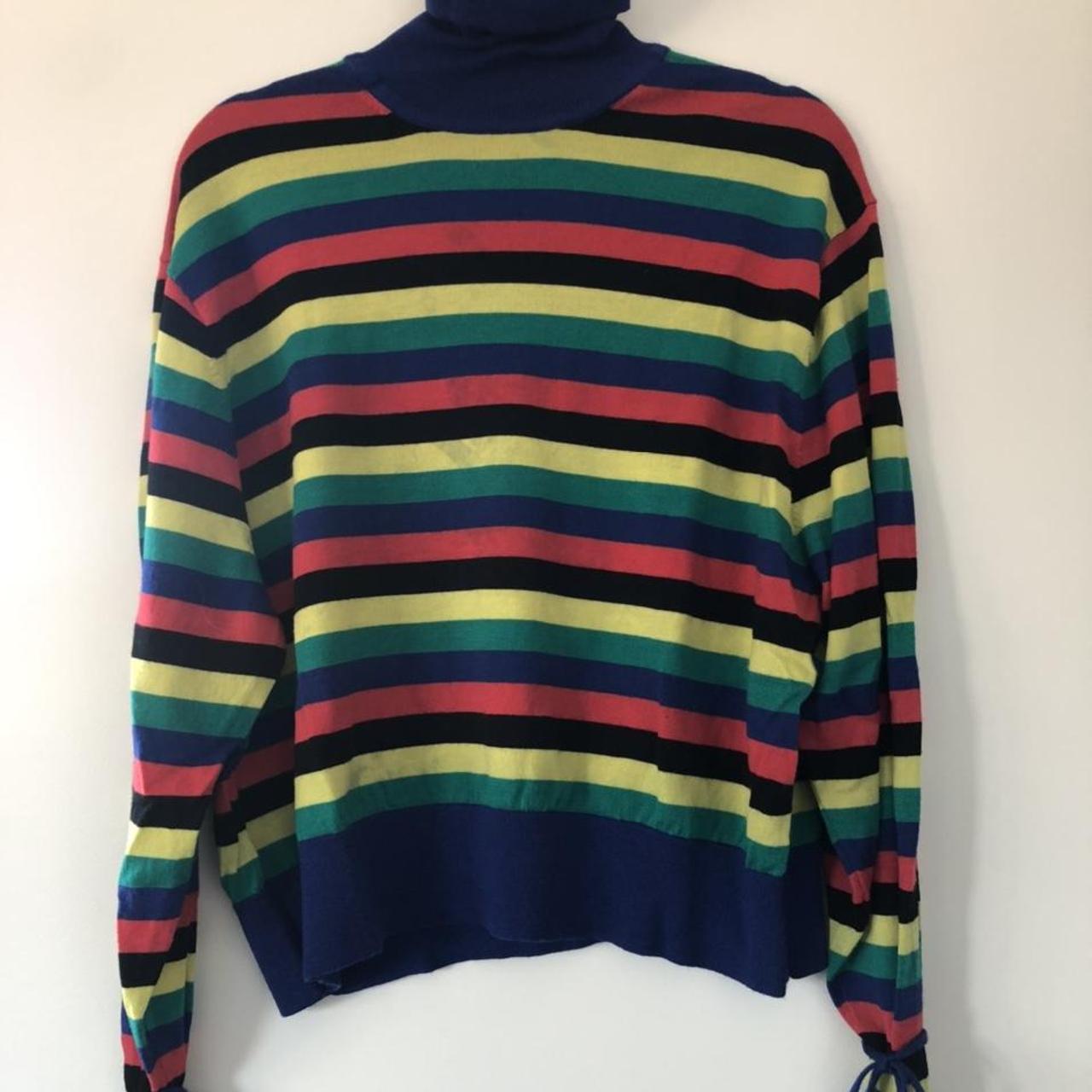 JW Anderson x Uniqlo rainbow knit jumper. Features... - Depop