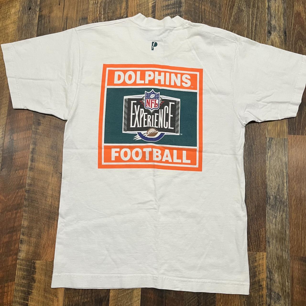 1995 Vintage Miami Dolphins Graphic Tee - Tag Size: - Depop