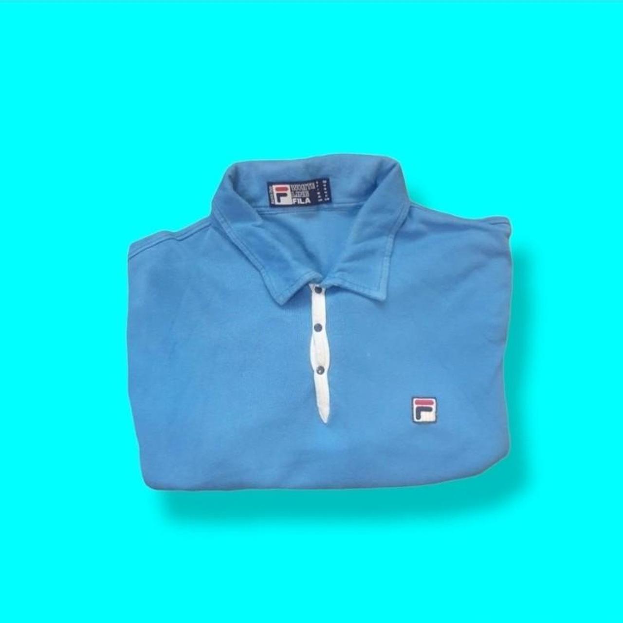 Fila Polo Shirt Size: - Medium - True to size ... - Depop