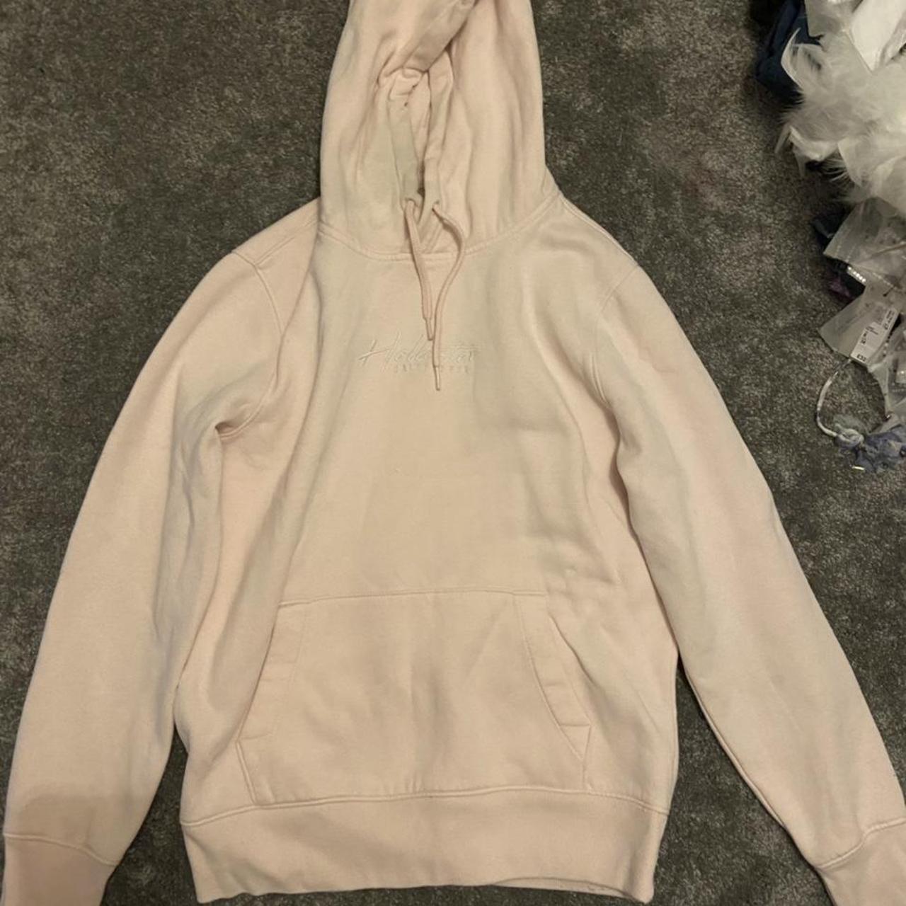 Mens pink sale hollister hoodie