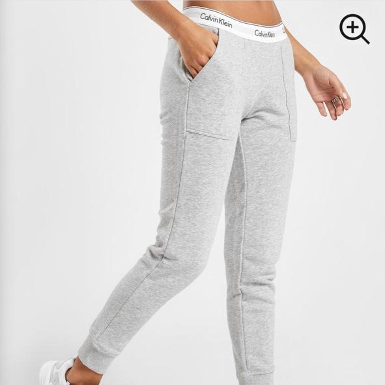 Calvin klein joggers womens grey best sale