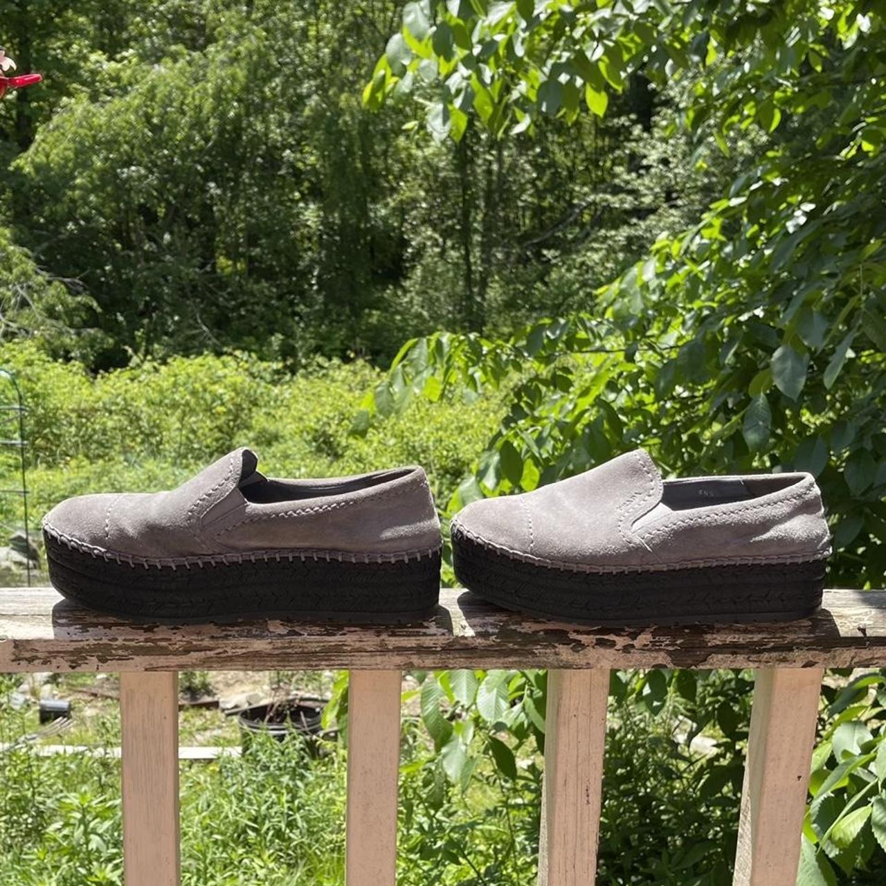 Prada Women's Grey Espadrilles Depop