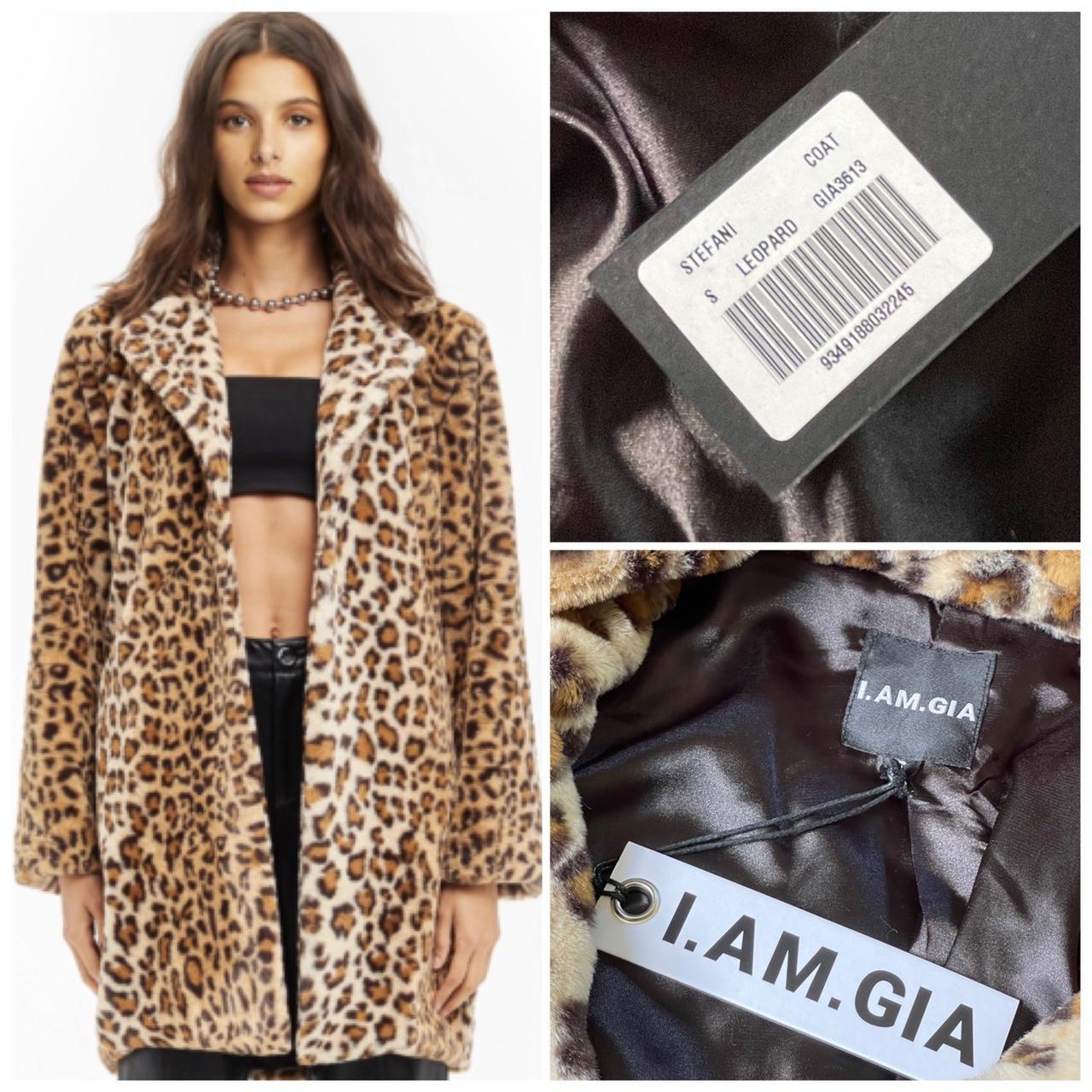 I am gia leopard jacket sale