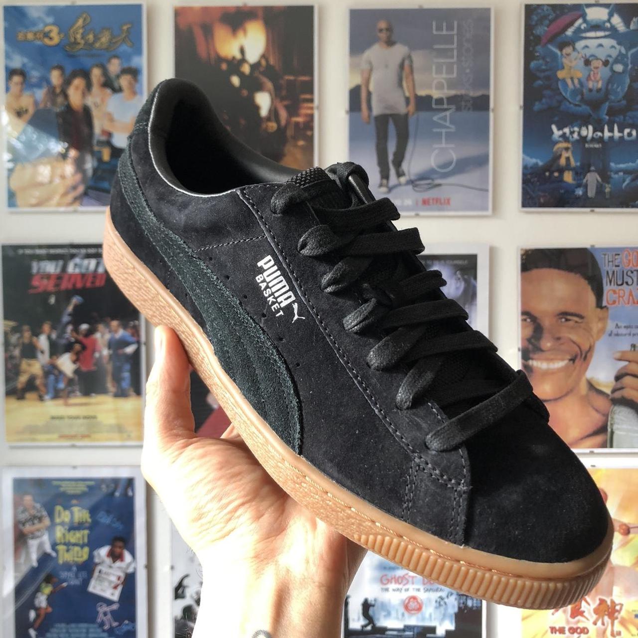 Puma basket black shop gum