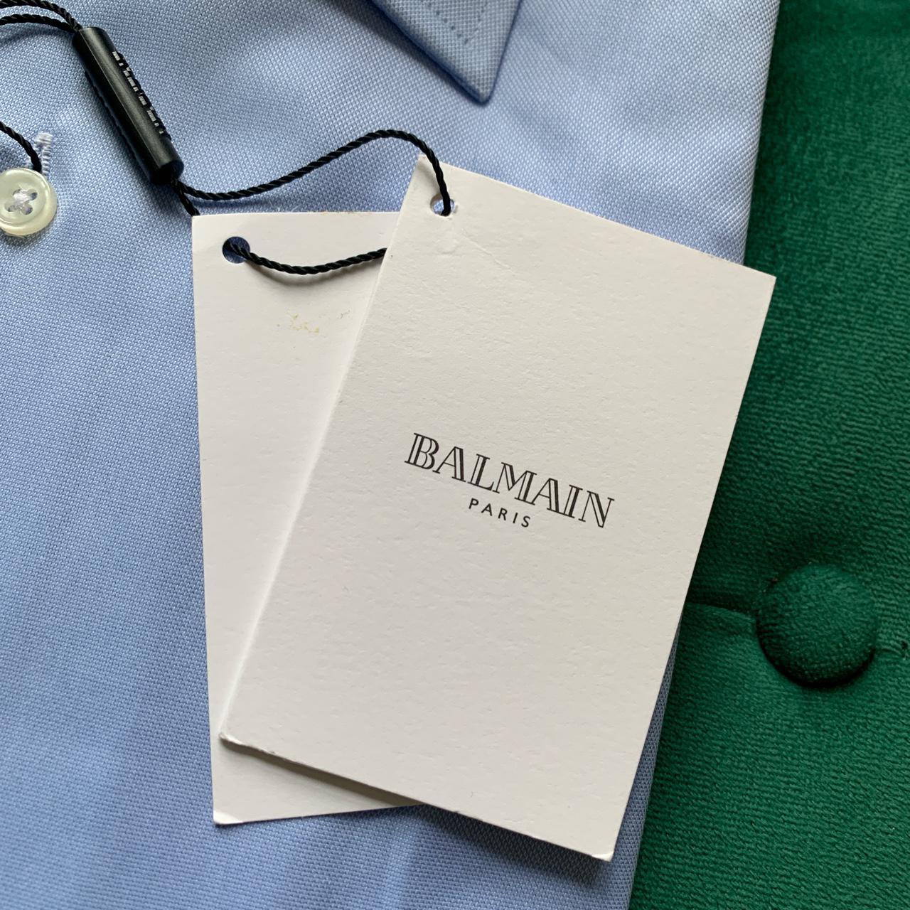 Balmain shirt tag hotsell