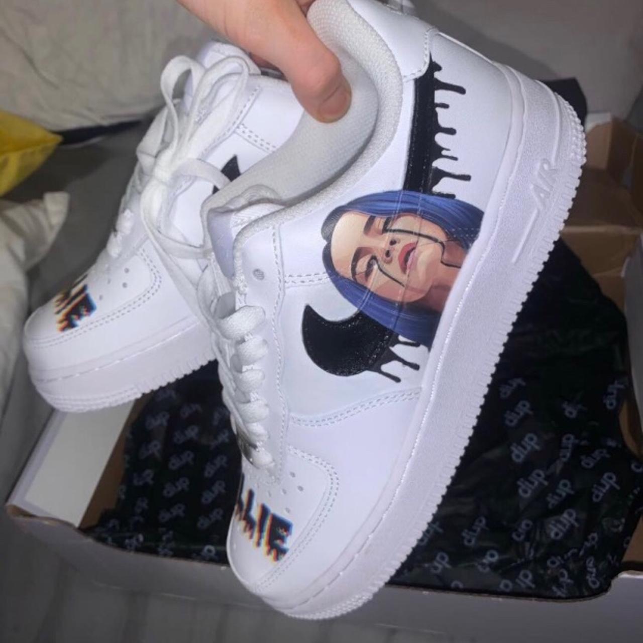 Brand new Billie Eilish Custom Nike Air Force ones Depop