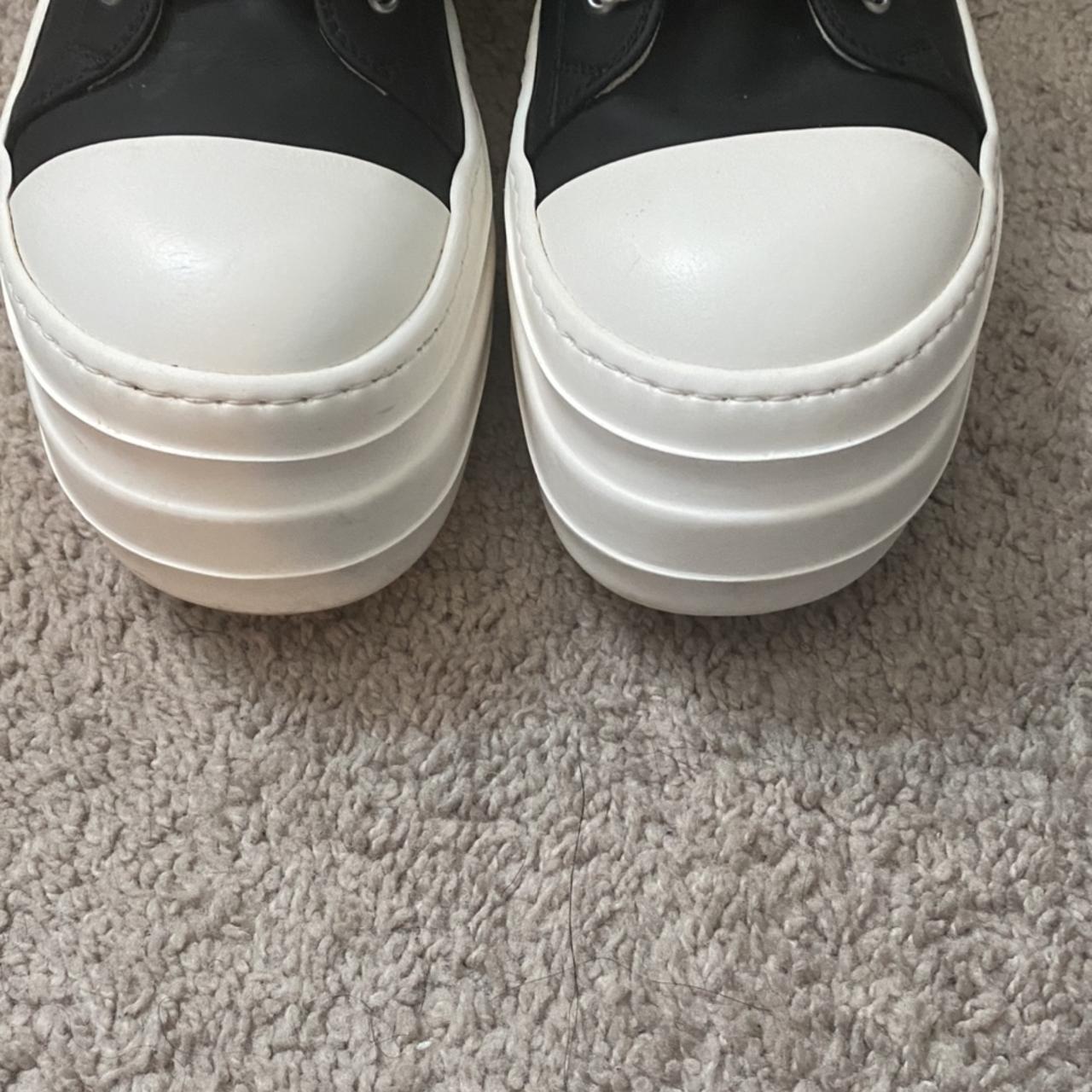 Rick Owens double bumper high top sneakers these are... - Depop