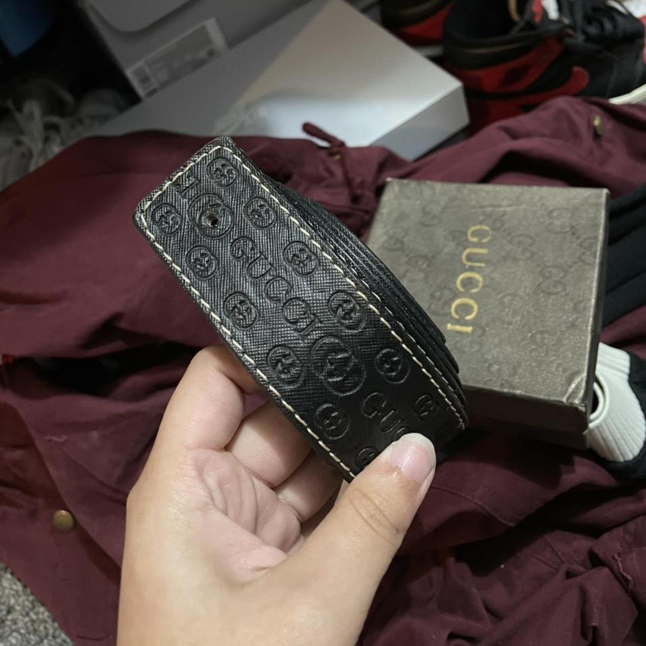 Gucci belt Reversible brown leather to black... - Depop